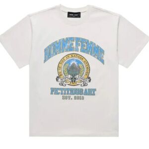 Homme Femme Alumni Tee Off White - Oversized. Size S (fits like a Large)